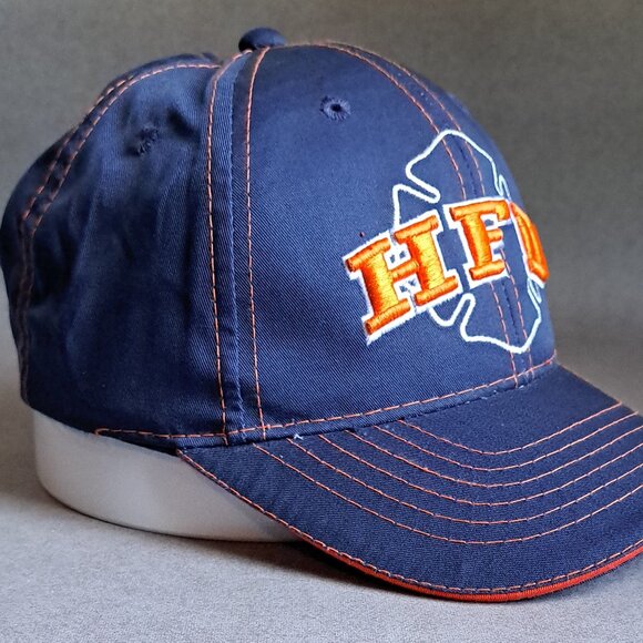 Hooters Fire Dept Evansville Indiana USED Hat (Velcroback, HFD, Restaurant) - Picture 6 of 9